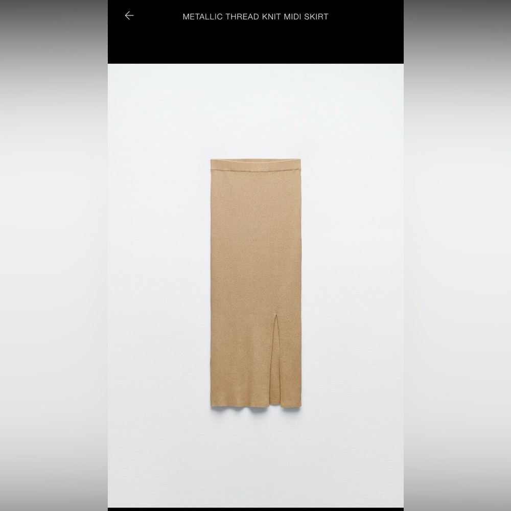 💕Zara Gold Skirt💕
